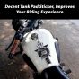 AllExtreme EX2TNS Customized Fuel/Gas Tank Pad Protector Decal Sticker Compatible with Bullet (Black)