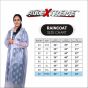 AllExtreme Crystal Women Raincoat with Adjustable Hood Water Resistant Reusable Rainwear for Ladies with Carrying Pouch (XXL)