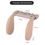 AllExtreme EXA05BG Adjustable Car Seat Headrest Mountable Head Neck Support Travel-Friendly Design Suitable for Kids & Adults (Beige)