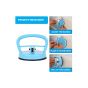 AllExtreme Car Dent Puller Paintless Damp Remover Rubber Vacuum Suction Cup Durable Handle Lifter for Glass Tiles Mirrors Screen (Blue)