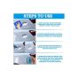 AllExtreme Car Dent Puller Paintless Damp Remover Rubber Vacuum Suction Cup Durable Handle Lifter for Glass Tiles Mirrors Screen (Blue)