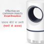 AllExtreme Electric Mosquito Killer Lamp Suction Type with Vortex Technology Light Wave Trap Quiet Operation for Indoor & Outdoor Use (Big, Random Colour)