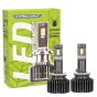 AllExtreme Hyperdrive H27 LED Headlight 200W Conversion Kit 22000LM Car Driving Headlamp Bulb 6000K Super Bright Beamlight Chip Fog Light for SUVs Trucks Sedans- White