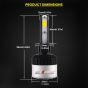 AllExtreme 72 Watt H1 Car LED Headlight 9000LM Super Bright Beam 6500K S2 Led Chips Conversion Kit Car Bulb Driving Headlamp Fog Light for SUVs Trucks Sedans