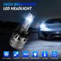 AllExtreme 60 Watt 9005 Car LED Headlight 13,000LM Super Bright Beam 6500K N61 Led Chips Conversion Kit Car Bulb Driving Headlamp Fog Light for SUVs Trucks Sedans