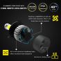 AllExtreme 72 Watt 9006 Car LED Headlight 9000LM Super Bright Beam 6500K S2 Led Chips Conversion Kit Car Bulb Driving Headlamp Fog Light for SUVs Trucks Sedans