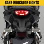 Allextreme EXNPE40 Imported Original Waterproof Style Blinker Bright LED Indicators Universal For All Bikes, Lights (Pack Of 4, Yellow,Red & White)