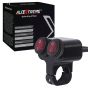 AllExtreme EXNPE30 Motorcycle Handlebar Dual Button 7/8 inch Switch Control for Headlight Fog Light Horn All Bike Models Motorcycle