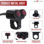 AllExtreme EXNPE30 Motorcycle Handlebar Dual Button 7/8 inch Switch Control for Headlight Fog Light Horn All Bike Models Motorcycle
