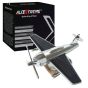 AllExtreme EXNPE32 Imported Trending New Aeroplane Glider DC Power Car Interior Decoration 360 Degree Rotating Fan Air Freshener Perfume Oil With Organic Fragrance (Pack