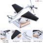AllExtreme EXNPE32 Imported Trending New Aeroplane Glider DC Power Car Interior Decoration 360 Degree Rotating Fan Air Freshener Perfume Oil With Organic Fragrance (Pack