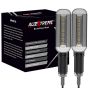 AllExtreme EXNPE11 Original Imported Flexible Running Style & BLUE LED Indicators Universal For All Bike Models Mot Lights (Pack of 2)