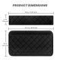AllExtreme EX-CSB01 Car Seat Belt Cover Comfortable Auto Seat Belt Shoulder Strap Protector for Adults & Children Universal Soft Fit Safety Pad Compatible with Most Vehicles (2 pcs,Black)