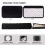 AllExtreme EX-CSB01 Car Seat Belt Cover Comfortable Auto Seat Belt Shoulder Strap Protector for Adults & Children Universal Soft Fit Safety Pad Compatible with Most Vehicles (2 pcs,Black)
