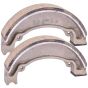 Allextreme Euro Brake Shoe Bike Accessory Reliable Stopping Power Smooth Operation Enhanced Safety Durable Materials Compatible with Drum Brake Systems Improved Safety For Automobiles (Big)
