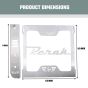AllExtreme Euro J6 Radiator Grill Bike Radiator Grille Protector Motorcycle Accessory Shield Cover Heavy Duty Compatible With Jawa Perak (Silver)