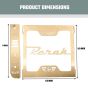 AllExtreme Euro J4 Radiator Grill Bike Radiator Grille Protector Motorcycle Accessory Shield Cover Heavy Duty Compatible With Jawa Classic (Golden)