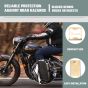 AllExtreme Euro J4 Radiator Grill Bike Radiator Grille Protector Motorcycle Accessory Shield Cover Heavy Duty Compatible With Jawa Classic (Golden)