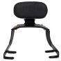 AllExtreme Euro J15 Backrest for Bike Back Comfortable Cushion Support Pillion Heavy Duty Black Bar Compatible With Jawa (Black)