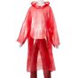 Allextreme Poncho Raincoat with Hood Reusable Water Resistant Barsaati Rainsuit Unisex for Hiking Camping (Random, Pack of 6)