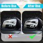 AllExtreme Car Mirror Anti-Fog Film Rainproof Rearview Water Drops Protective Sticker Rain Guard with Nano Coating Anti Glare Scratch Resistant for Sedan SUV Truck (135 X 95mm,Oval, 2 PCs)