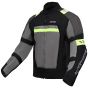 Allextreme BAZOOKA Bike Riding Jacket Back Elbows Shoulders Protection Mesh Fabric Rider Protector with All Season Night Visibility Sticker (L, Black/Neon Green)