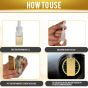 AllExtreme Car Air Freshener Gold Biscuit Dashboard Vent Decor Auto Interior Diffuser for Men & Women (8ml, SQUASH)