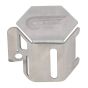 AllExtreme EXST05D Disk Brake Cover Bike Front Disc Fluid Oil Reservoir Stainless Steel Handle Tank Cap Custom Fit for Motorcycle Portable Sturdy Design (Silver)