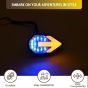 Allextreme Arrow Flush Mount LED Indicators with DRL Turn Signals Front and Rear Bright Warning Lamp Water Resistant for Electric Bike & Motorbike