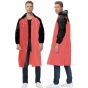 Allextreme EVA Poncho Raincoat Transparent Hooded Water Resistant Rain Jacket with Sleeves for Women Men Camping Rainy Season Travel