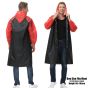 Allextreme EVA Poncho Raincoat Transparent Hooded Water Resistant Rain Jacket with Sleeves for Women Men Camping Rainy Season Travel (MK013-05)