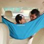 AllExtreme Car Cradle Hammock for 0 to 3 Year Baby Portable Travel Cloth Jhula with Adjustable Belt Hangers and Carry Bag (Sky Blue)
