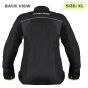 Allextreme AVIANT AIR Women Bike Riding Jacket CE Level 2 Certified Armour Protector Elbows Shoulders Protection Mesh Fabric Motorcycle Rider Gear (XL, Black/Green)