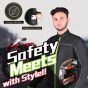 Allextreme AVIANT AIR Bike Riding Jacket CE Level 2 Certified Armour Protector Elbows Shoulders Protection Mesh Fabric Motorcycle Rider Gear for Bikers (2XL, Black & Green)