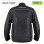 Allextreme AVIANT AIR Bike Riding Jacket CE Level 2 Certified Armour Protector Elbows Shoulders Protection Mesh Fabric Motorcycle Rider (L, Black & Green)