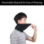 Allextreme Neck Gaiter Bandana For Men & Women Sun Protection (Black)