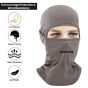 Allextreme Unisex Full Face Anti Pollution Mask UV Protectant Dust Protection Balaclava for Bikers Riding Cycling Bike Motorcycle (Pack of 1,Light Grey)