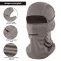 Allextreme Unisex Full Face Anti Pollution Mask UV Protectant Dust Protection Balaclava for Bikers Riding Cycling Bike Motorcycle (Pack of 1,Light Grey)