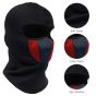 Allextreme Full Face Mask Anti Pollution Sun Protection Warmer Riding Balaclava with Air Filter Mesh for Biking Cycling (Black & Red)