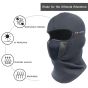 AllExtreme Full Face Cover Mask Bike Riding & Cycling Anti Pollution Dust Sun Protection Balaclava with Air Filter Mesh (Gray)