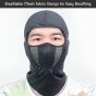 AllExtreme Full Face Cover Mask Bike Riding & Cycling Anti Pollution Dust Sun Protection Balaclava with Air Filter Mesh (Gray)