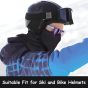 Allextreme Full Face Anti-Pollution Balaclava Mask for Bikers Riding Dust and UV Protection (Black)