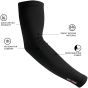 Allextreme Unisex Arm Sleeves Cover For Basketball Cycling And UV Protection (Black)