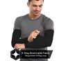 Allextreme Unisex Arm Sleeves Cover For Basketball Cycling And UV Protection (Black)