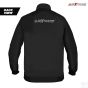 Allextreme GX01 Men's Windcheater with Front Zip Closure Full Sleeve Polyester Windbreaker Sports Winter Jacket for Gym Workout Running Travel Trekking (L, Black)