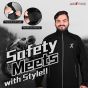 Allextreme GX01 Men's Windcheater with Front Zip Closure Full Sleeve Polyester Windbreaker Sports Winter Jacket for Gym Workout Running Travel Trekking (L, Black)
