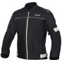 Allextreme TRIPPER Bike Riding Jacket Windproof Biker Mesh Fabric Armour Back Elbows Shoulders Protection Racer Motorcycle Gear Protector for Men (S, Grey & Black)