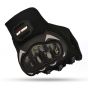 Allextreme Probiker Full Finger Riding Gloves with Hard Knuckle Shells for Motorbike Racing Biking Climbing (XXL, Black)
