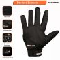 Allextreme Probiker Full Finger Riding Gloves with Hard Knuckle Shells for Motorbike Racing Biking Climbing (XL, Black)