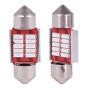 Allextreme T10 LED Universal Car Interior Super Bright Roof Light Reading Dome Bulb Lamp with Festoon Holder (5W, White, 2 Pc)